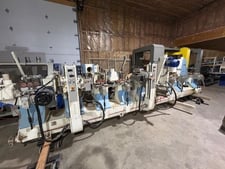 7-7/8" x 3-1/8" Makor #LP-8, Feed-Through Profile Sander, 4 HP gearbox, 100-2750 RPM, 2001