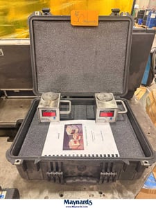 Toledo #AC-100, 100 ton transuders auto load cells, digital display, 9 Volts (2 available)