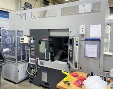 Tsugami #M08SY-II, CNC lathe with sub spindle, live tool, Y-Axis, Fanuc 0iTF, live milling, 8" chuck, 2018/20