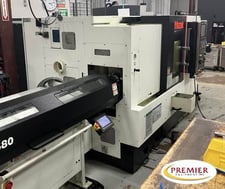 Mazak #Quick-Turn-Nexus-250-II, CNC lathe, Mazatrol Matrix Nexus 2 Control, 24" swing, 14" swing over cross