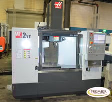 Haas #VF-2YT, CNC vertical machining center, 30" X, 20" Y, 20" Z, 8100 RPM, 20 automatic tool changer, chip