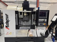 Maxcut #MV-1830-4X, CNC Vertical Machining Center, 30" X, 18" Y, 20" Z, 35.4" x 16" table, 5.12" max. tool