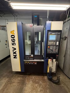 YCM #NXV-560A, vertical machining center, 22.1" X, 16.1" Y, 17.7" Z, 25 HP, 12 RPM, 24 automatic tool