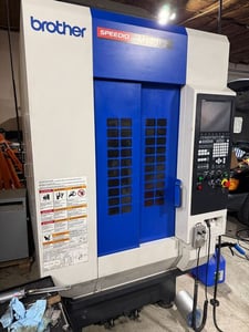 Brother #Speedio-M140X2, vertical machining center, 7.9" X, 17.3" Y, 12" Z, 5-Axis, 13.6 HP, 22 automatic