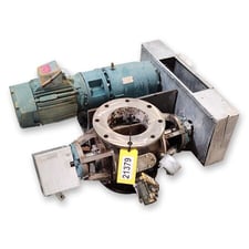 8" Flo-tronics, Rotary Airlock Valve, Stainless Steel, 5 HP