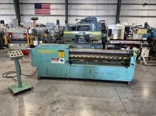 6' x 1/4" Montgomery #7250H, Initial Pinch Plate Roll, 74" rolls, 7" diameter, 7.5 HP, 460 V., pendant