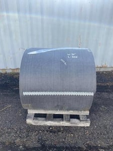 36" wide x 205' long Conveyor Belt, Crescent top w/lacing