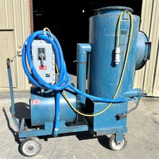 Spencer Industravac #PA-505, 5 HP, explosion proof disconnect, portable pull around design
