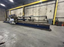 Messer #M12'x42', bevel head oxy torch Hypertherm HPR260XD CNC plasma, slagger table type, 2013