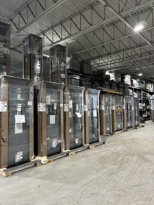 1600 Amps, Schneider Switchgear with measuring section and branch breaker section, Main Breaker 65KA @ 600V.