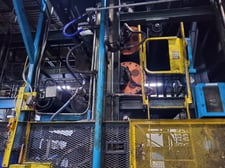 ASF, Cooling Drum Stand for Rubber Calendering, (11) 23" x 68" jacketed cooling drums