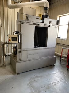 Almco #RPWRB-30E, Rotary Cabinet Parts Washer, 30" turntbl w/ rollers, 36" height max, AB PLC, 2024