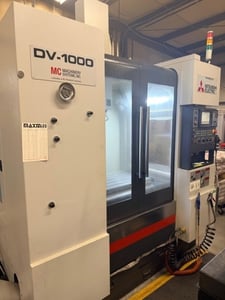 Mitsubishi #DV-1000, vertical machining center, 40.2" X, 22" Y, 23.6" Z, 15 HP, 15000 RPM, 32 automatic tool