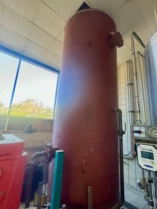 Steel Fab #102-737SF, 1542 gallon Air Receiving Pressure Tank, 150 psi @ 400°F