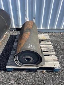 50.5" wide x 135' long Conveyor Belt, Rough Top 2 Ply