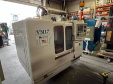 Milltronics #VM-17, vertical machining center, 30" X, 17" Y, 19.5" Z, 7500 RPM, 20 station, 15 HP, Centurion