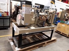 60 KW Kato light #NL60GG6, Nat Gas LP Generator, #5.7L-GM engine, 1PH, 156 Hrs.