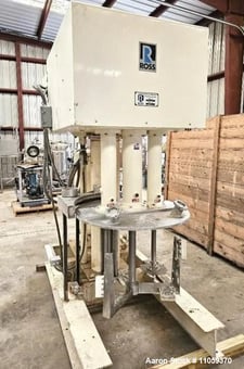 100 Gallon, Ross #PVM-100, Triple Motion Vacuum Mixer, Stainless Steel, High Shear, Jacketed, 25 HP