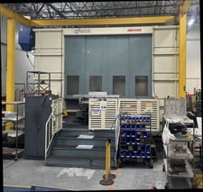 Niigata #HN130D, large capacity horizontal machining center, 120" X, 86.6" Y, 55.9" Z, 6000 RPM, 230