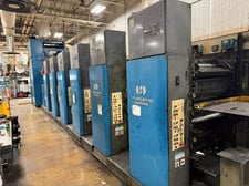 Heidelberg Harris #M120C, 6 Unit Heatset Web Offset Press, 19.4" cutoff, 34" web, 16 page, 1999