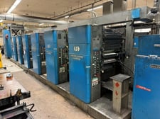 Heidelberg Harris #M110C, 6 Unit Heatset Web Offset Press, 17.8" cutoff, 26.5" web, 8 page, 1992