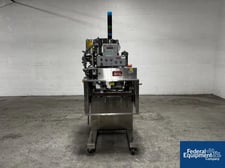 Kaps-All #E, Automatic Bottle Capper, conveyor, Stainless Steel base