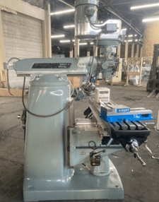 Bridgeport #Series-II, Vertical Knee-Type Turret Milling Machine, automatic feed table quill, digital read out