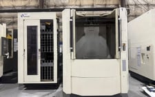 Makino #A81NX, CNC horizontal machining center, 35.4" X, 35.4" Y, 40.2" Z, 10000 RPM, 136 automatic tool