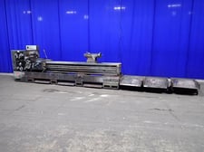24" x 120" Sharp #24120V, Lathe, tailstock, 12" chuck, 4' bore, 220 V.