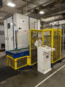 IFP Europe #KP50H/MA, basic vacuum parts washer, (1) 11.9" x 7.9" x 17.7" basket, Siemens touch screen