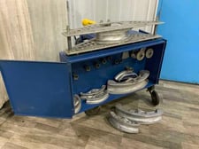 1" -4" Enerpac #ZA4404MX, air over hydraulic tube bender with dies, 10" stroke, 2 speed