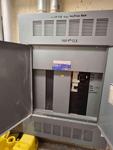 800 Amp. Square D #HCW23598, I-Line Panelboard, 3PH, MLO, 2 Breakers
