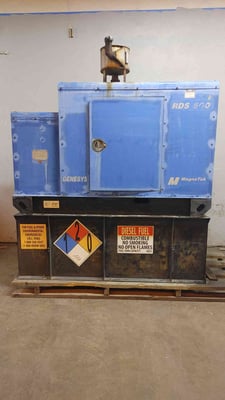 50 KW Magnetek #RDS500, Diesel Generator, 1 & 3PH, 554 Hrs