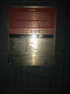 600 HP 500 RPM Reliance, Frame B845AT, DPFVBB, 500 VA, 300 VF, New Surplus