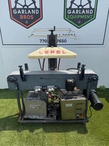 Lepel #TR-1000A, Induction Capacity Sealing Conveyor System, 6" wide x 52" long conveyor, 1/2 HP DC motor