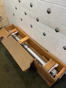 240 psig shell, 200 psig tube, API Ketema #AHT-4-A-SS, High-Transfer Heat Exchanger