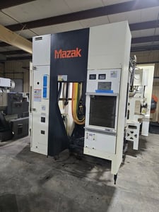 Mazak #HCN-4000, horizontal machining center, 22" X, 25.2" Y, 25.2" Z, 18000 RPM, 40 automatic tool changer