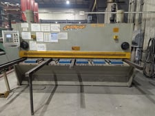 1/2" x 10' Pines #SVR-3, Hydraulic Shear, Delem DAC-360 Control, 2008