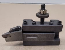 Aloris #CXA-1 Lathe Tool Post Holder w/ Kennametal MVJNR-123B