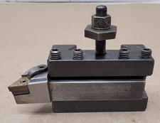Aloris #CXA-1 Lathe Tool Post Holder w/ MDJNR-124 Tool