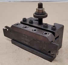 Aloris #CXA-1 Lathe Tool Post Holder w/ Tungaloy Blade Holder & Blade