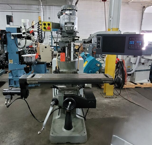 Bridgeport #Series-I, vertical mill, 9" x48" tbl., 2 HP head, 33.5" X, 12" Y, 14" Z, R8, 60-4200 RPM, EZ Trak