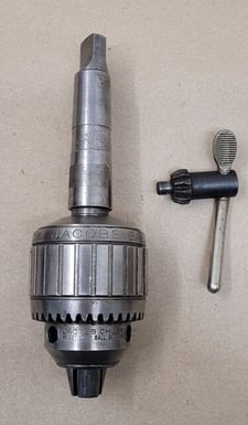 Jacobs 14N 3JT Ball Bearing Super Chuck w/ 3MT Arbor