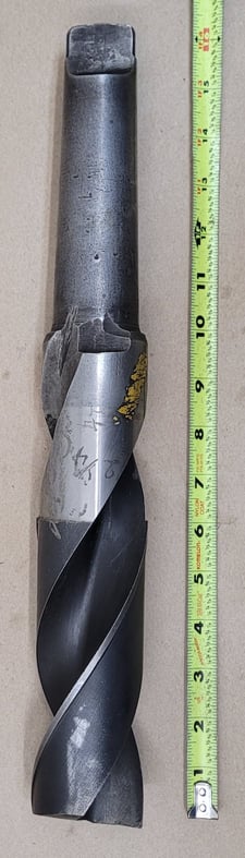 2-1/4" Twist Drill - 16" OAL - 5MT Shank