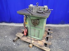 Boshert #PN4, Hydraulic Notcher, w/Foot Switch, 4 kVA, 1750 RPM, 440 V, 1982