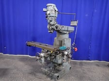 Wells-Index Corporation, Vertical Mill, 12" x 46.5" Table, 2 HP, 1740 RPM, 460 V