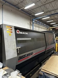 Amada #Ensis-3015AJ, Fiber laser cutter, 5' x 10', 2000 watt, AMNC Control, 2015