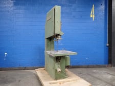 31" Danckaert, Vertical Band Saw, 31.5" x 31.5" Table, 0.5" Blade
