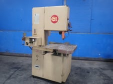 18" Grob #4V-18, Vertical Band Saw, 24" x 24" Tale, 1973