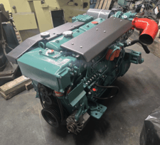 Volvo #Penta, 6 cylinder marine diesel engine